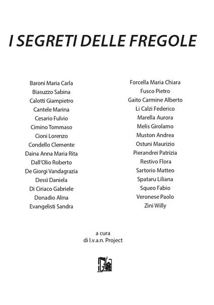 I segreti delle fregole - copertina