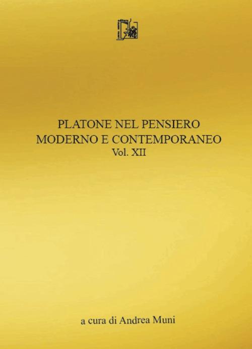 Platone nel pensiero moderno e contemporaneo. Vol. 12 - copertina