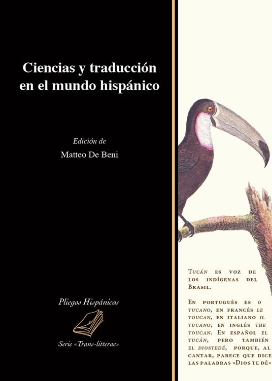 Ciencias y traducción en el mundo hispánico - copertina