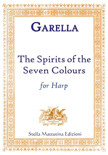 The spirits of the seven volours for arpa - Daniele Garella - copertina