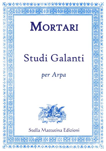 Studi galanti per arpa - Virgilio Mortari - copertina