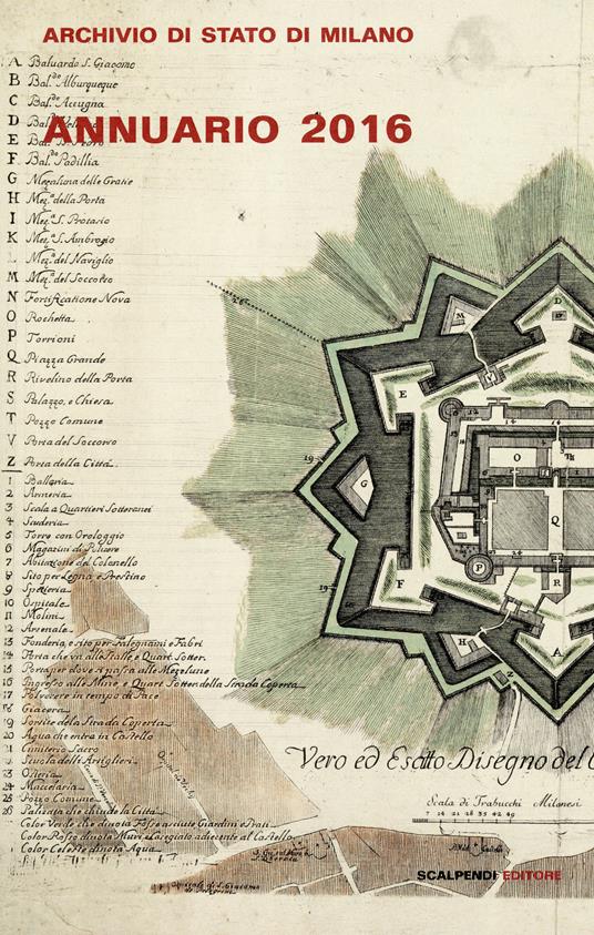 Annuario dell'archivio di Stato di Milano (2016) - copertina