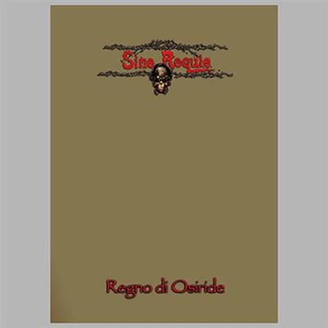 Sine Requie - Il Regno di Osiride. GDR - ITA. Gioco da tavolo