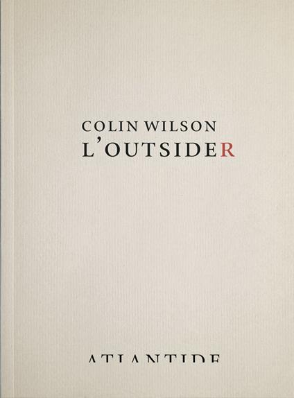 L' outsider - Colin Wilson - copertina