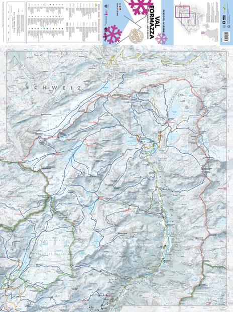 Percorsi invernali val Formazza. Passo San Giacomo, lago di Devero. Scala 1:25.000. Ediz. italiana, inglese e tedesca - 7