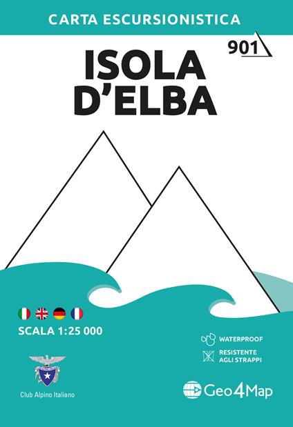 Isola d'Elba. Carta escursionistica 1:25.000 - copertina