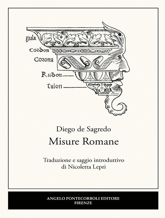 Misure romane - Diego de Sagredo - copertina