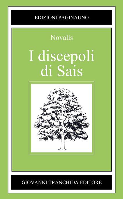 I discepoli di Sais - Novalis - copertina