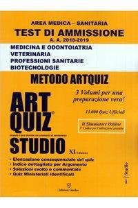 Artquiz studio. Test di ammissione a: medicina, odontoiatria, veterinaria, professioni sanitarie, biotecnoloolge. Area medica-sanitaria - copertina