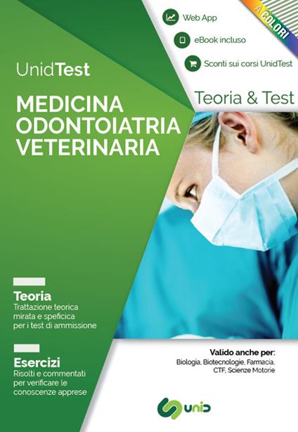 UnidTest. Medicina odontoiatria veterinaria. Teoria. Esercizi. Con app. Con e-book - copertina