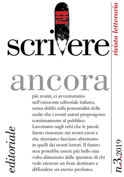 Scrivere (2019). Vol. 3 - copertina