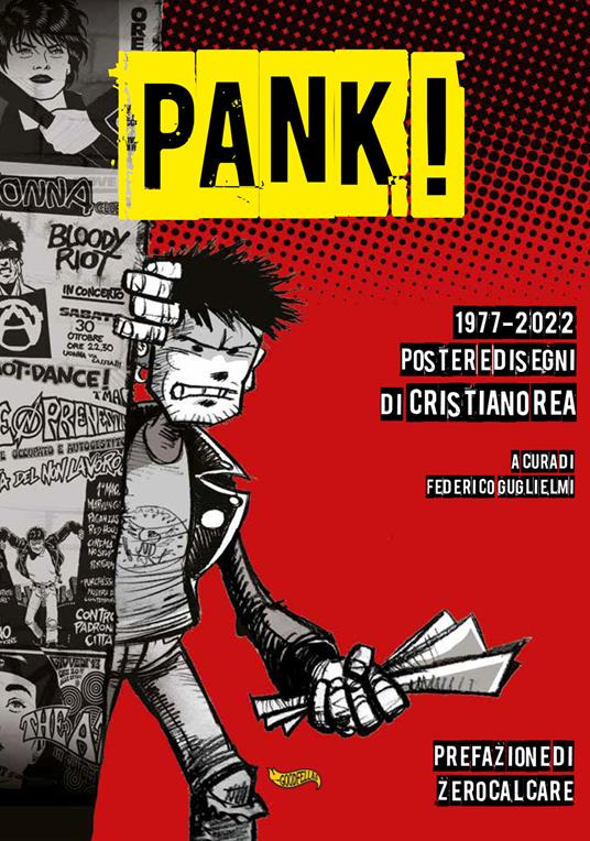 Pank! 1977-2022 Poster e disegni di Cristiano Rea - Cristiano Rea - copertina