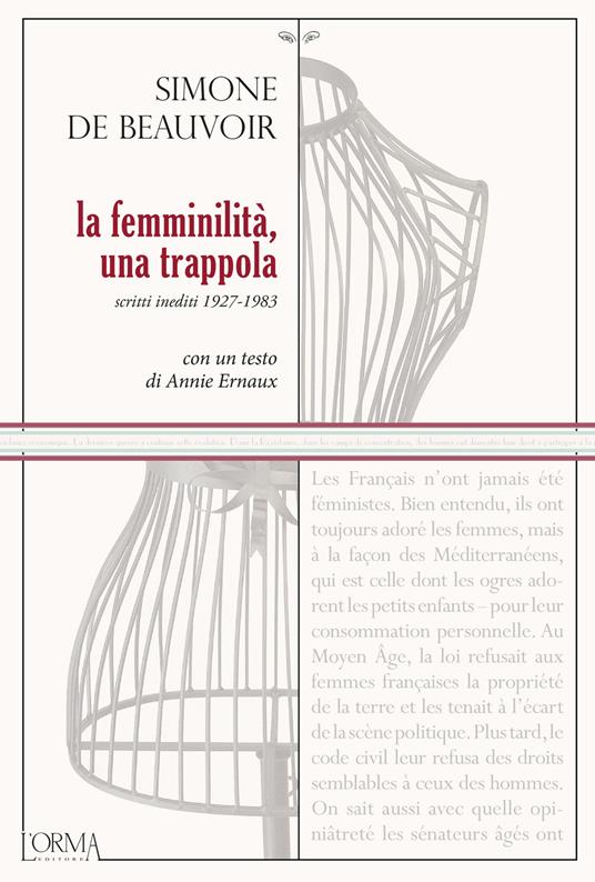 La femminilità, una trappola. Scritti inediti 1927-1983 - Simone de Beauvoir - copertina