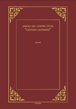 Annali del Centro Studi «Gaetano Salvemini». Norberto Bobbio: filosofo del diritto; filosofo della politica, storico del pensiero.