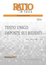 Testo unico imposte sui redditi 2016