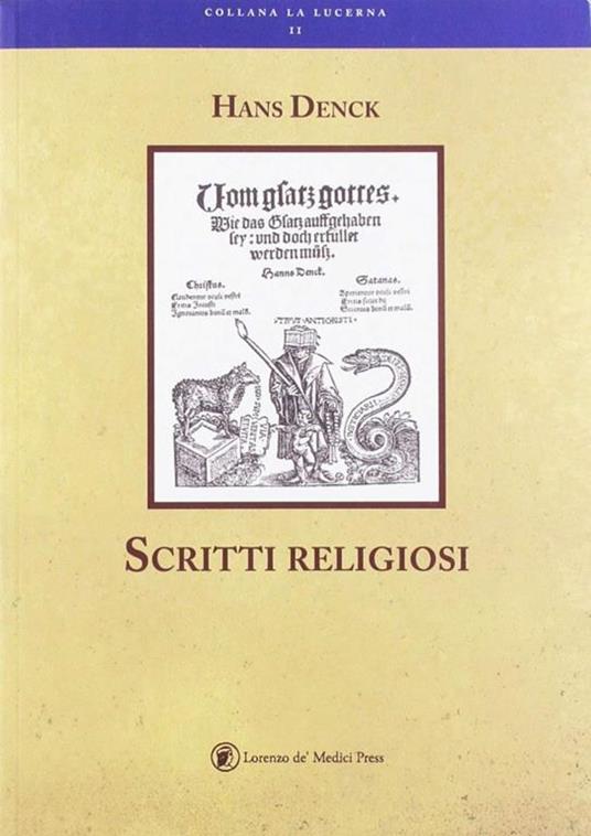 Scritti religiosi - Hans Denck - copertina