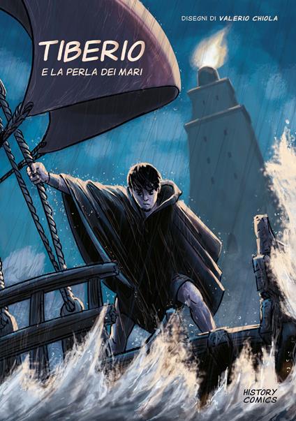 Tiberio e la perla dei mari - Paolo Calicchio - copertina