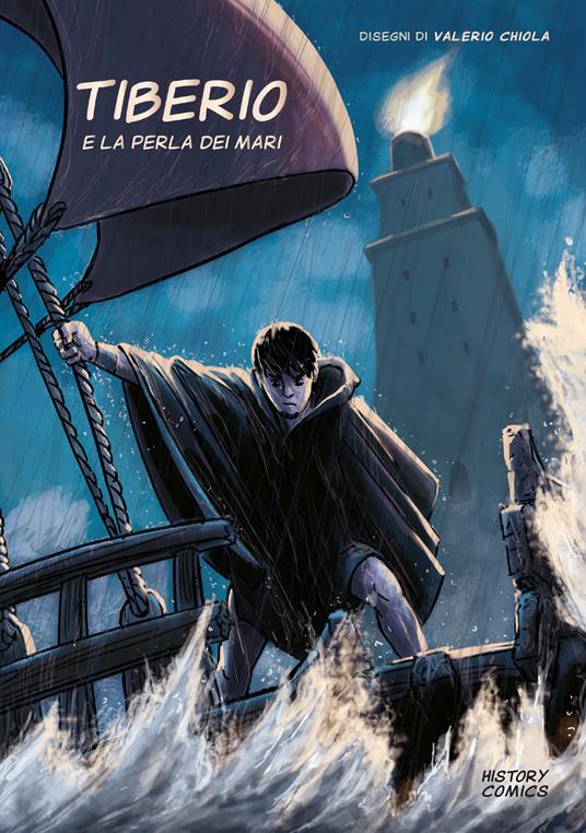 Tiberio e la perla dei mari - Paolo Calicchio - copertina