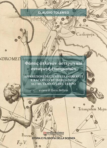 Apparizioni delle stelle inerranti e raccolta di indicazioni sui mutamenti del tempo - Claudio Tolomeo - copertina