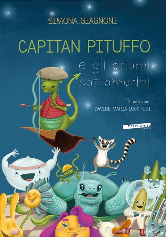 Capitan Pituffo e gli gnomi sottomarini - Simona Giagnoni - copertina