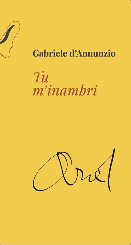 Tu m'inambri - Gabriele D'Annunzio - copertina