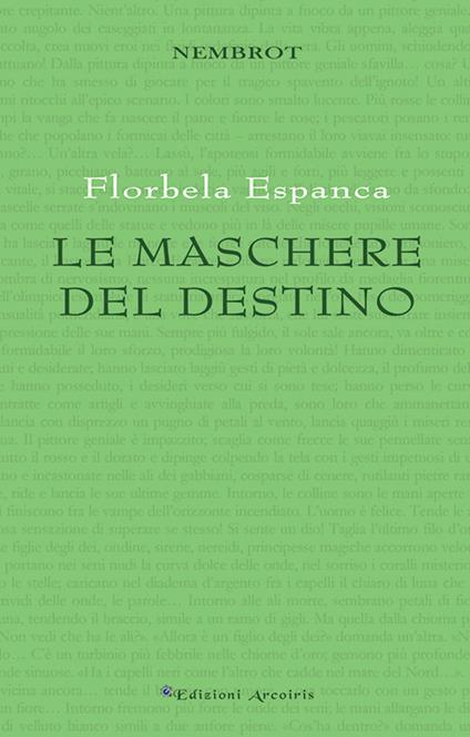 Le maschere del destino - Florbela Espanca - copertina