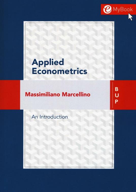 Applied econometrics. An introduction - Massimiliano Marcellino - copertina