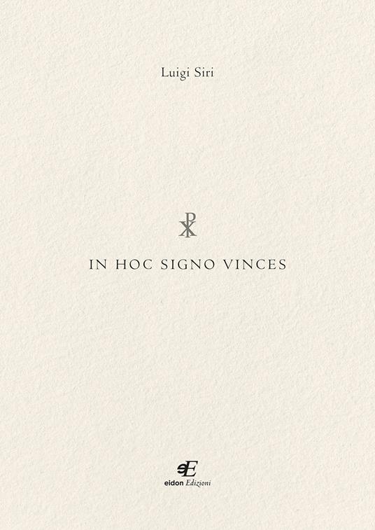 In hoc signo vinces - Luigi Siri - copertina