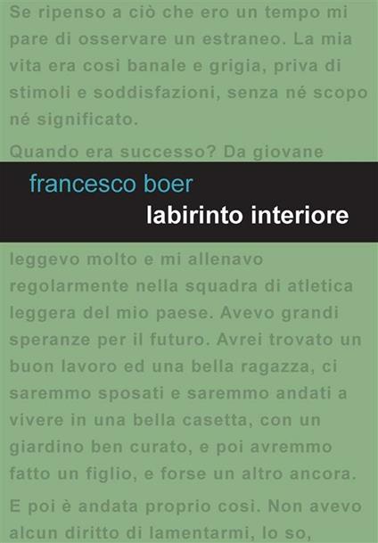 Labirinto interiore - Francesco Boer - ebook