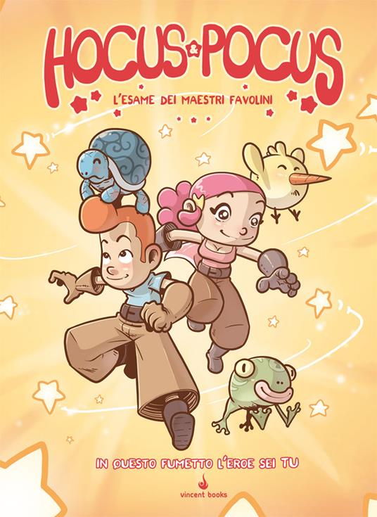 Hocus & Pocus. L'esame dei Maestri Favolini. Fumettogame. Ediz. illustrata - Manuro - copertina