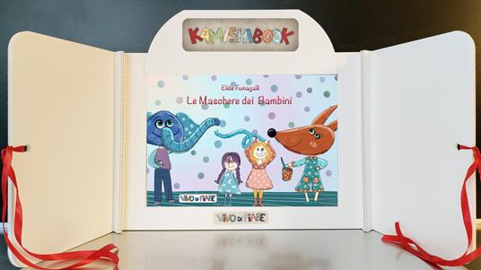 Le maschere dei bambini. Kamishibai. Con audiolibro - Elide Fumagalli - copertina