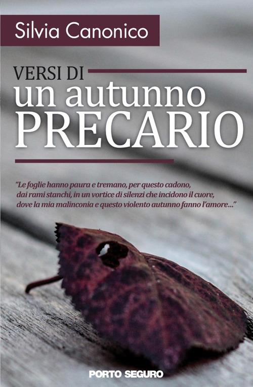 Versi di un autunno precario - Silvia Canonico - copertina