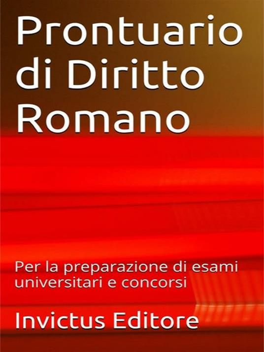 Prontuario di diritto romano - V.V.A.A. - ebook