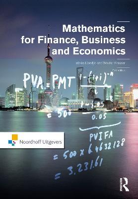 Mathematics for Finance, Business and Economics - Irénée Dondjio,Wouter Krasser - cover