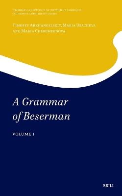 A Grammar of Beserman: Volume 1 - Timofey Arkhangelskiy,Maria Usacheva,Maria Cheremisinova - cover
