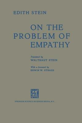 On the Problem of Empathy - Edith Stein - cover