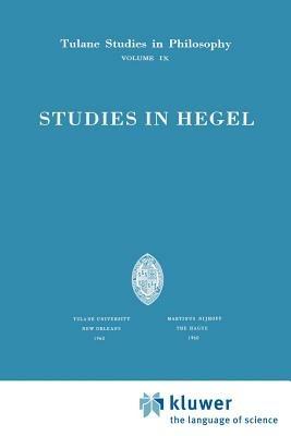 Studies in Hegel: Reprint 1960 - Alan B. Brinkley,James K. Feibleman,Mitchell Franklin - cover