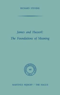 James and Husserl: The Foundations of Meaning - R. Stevens - cover