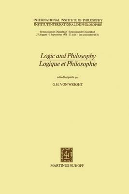 Logic and Philosophy / Logique et Philosophie - cover