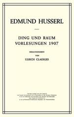 Ding und Raum: Vorlesungen 1907