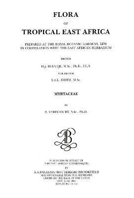 Flora of Tropical East Africa - Myrtaceae (2001) - B. Verdcourt - cover