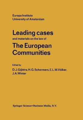 Leading Cases and Materials on the Law of the European Communities - cover