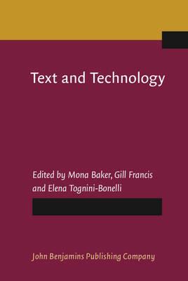 Text and Technology: In Honour of John Sinclair - cover