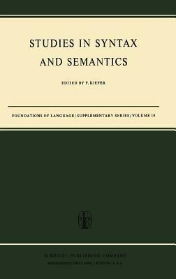 Studies in Syntax and Semantics - cover