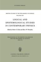 Logical and Epistemological Studies in Contemporary Physics - cover