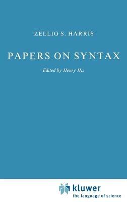 Papers on Syntax - Z. Harris - cover