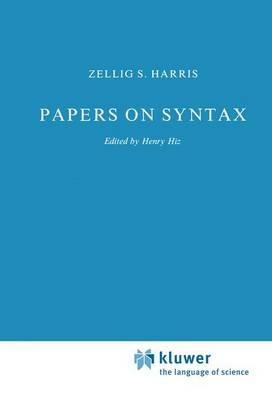 Papers on Syntax - Z. Harris - cover