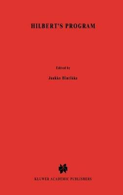 Hilbert’s Program: An Essay on Mathematical Instrumentalism - M. Detlefsen - cover