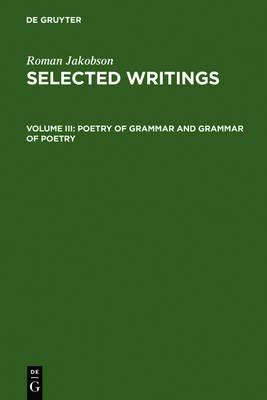 Poetry of Grammar and Grammar of Poetry - cover