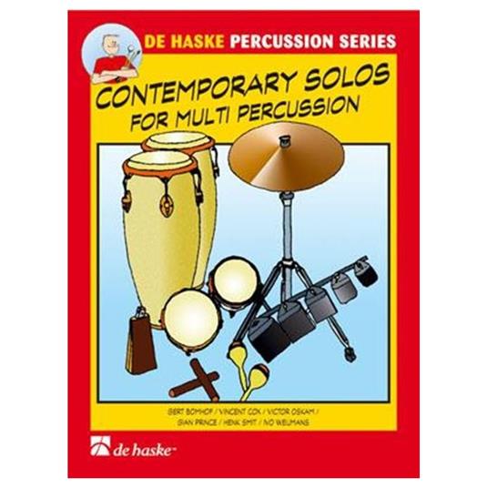  Contemporary Solos for  Multi Percussion - Gert Bomhof- percussioni -  Gert Bomhof - copertina